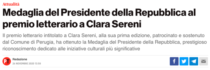 26.11.2020 - perugiatoday.it