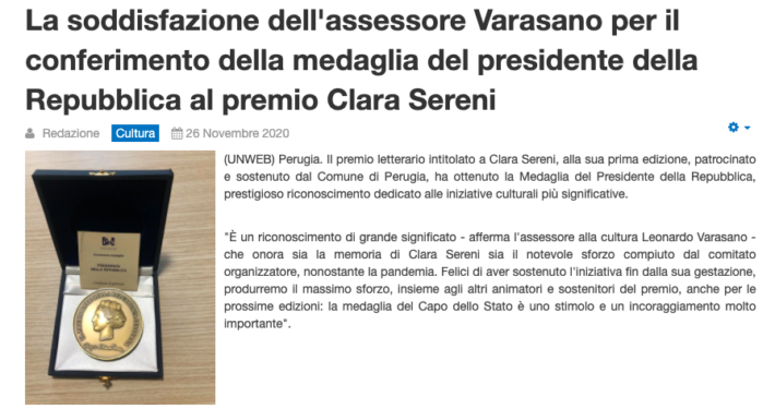 26.11.2020 - Il Messaggero