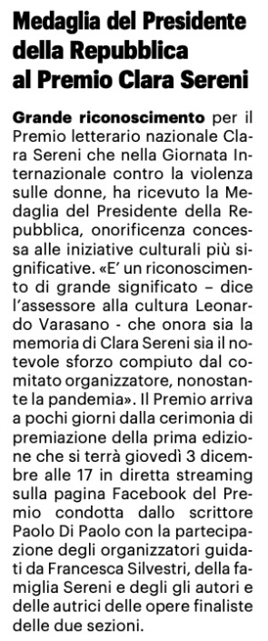 27.11.2020 - La Nazione